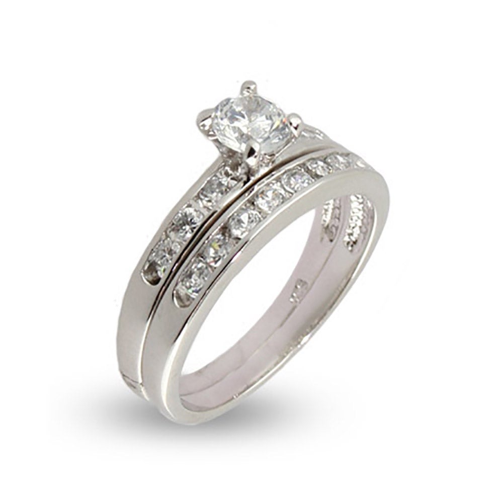 Simple wedding rings sets