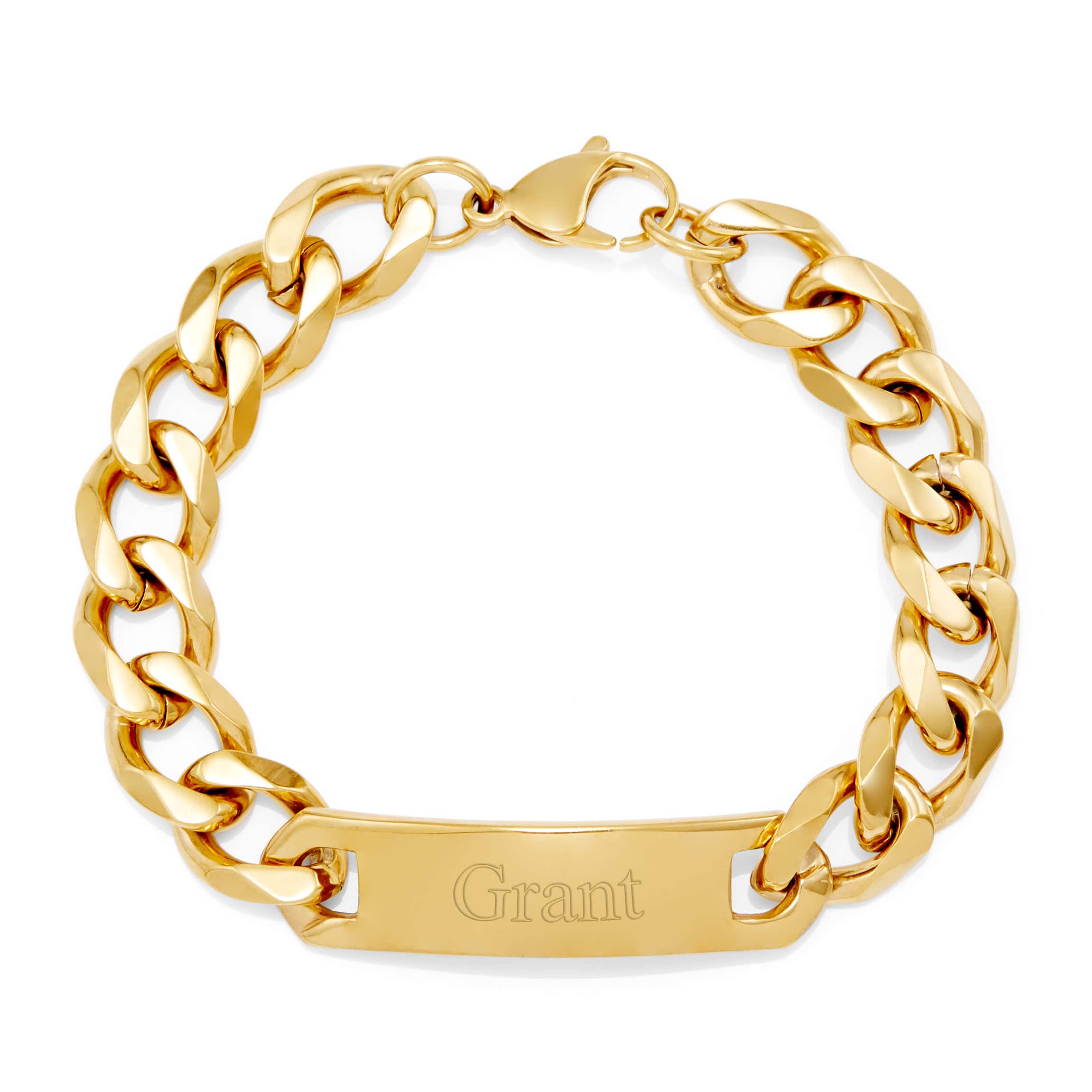 Personalize Bar Bracelet, Custom Name Bracelet, Gold Men Bracelet, Engraved Bracelet, Gift for Men, Men's Custom Bracelet, Father's Day Gift