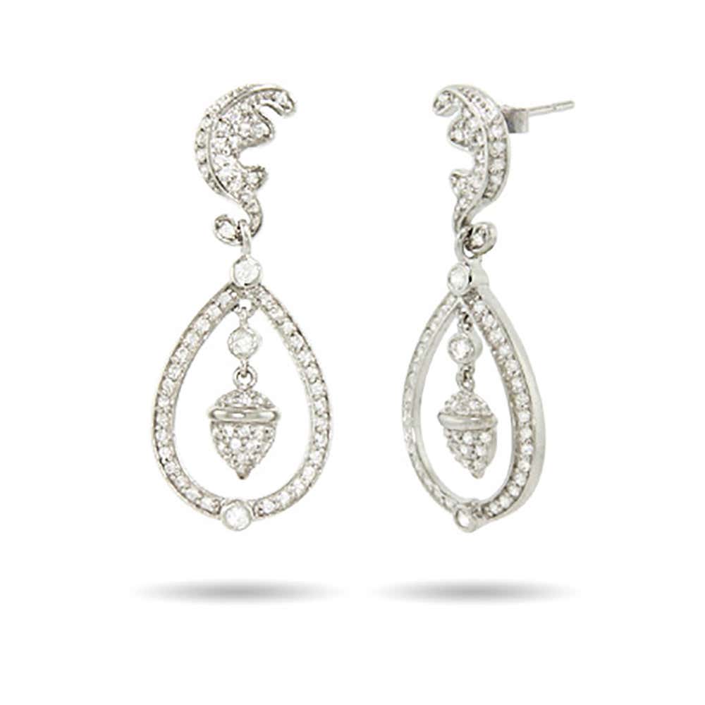 Royalty Inspired Sterling Silver Royal Wedding Earrings | Eve's Addiction®