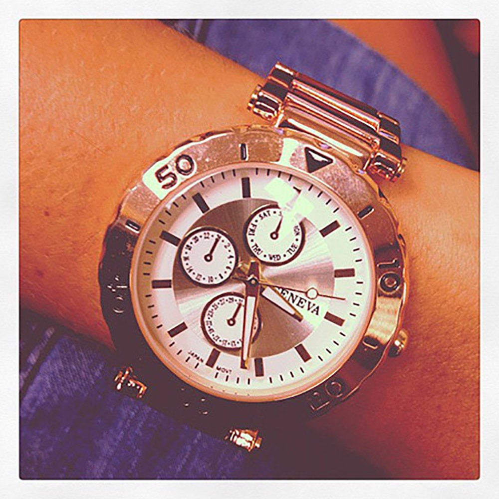 Designer Inspired Modern Rose Gold Vintage Flair Watch | Eve's Addiction®