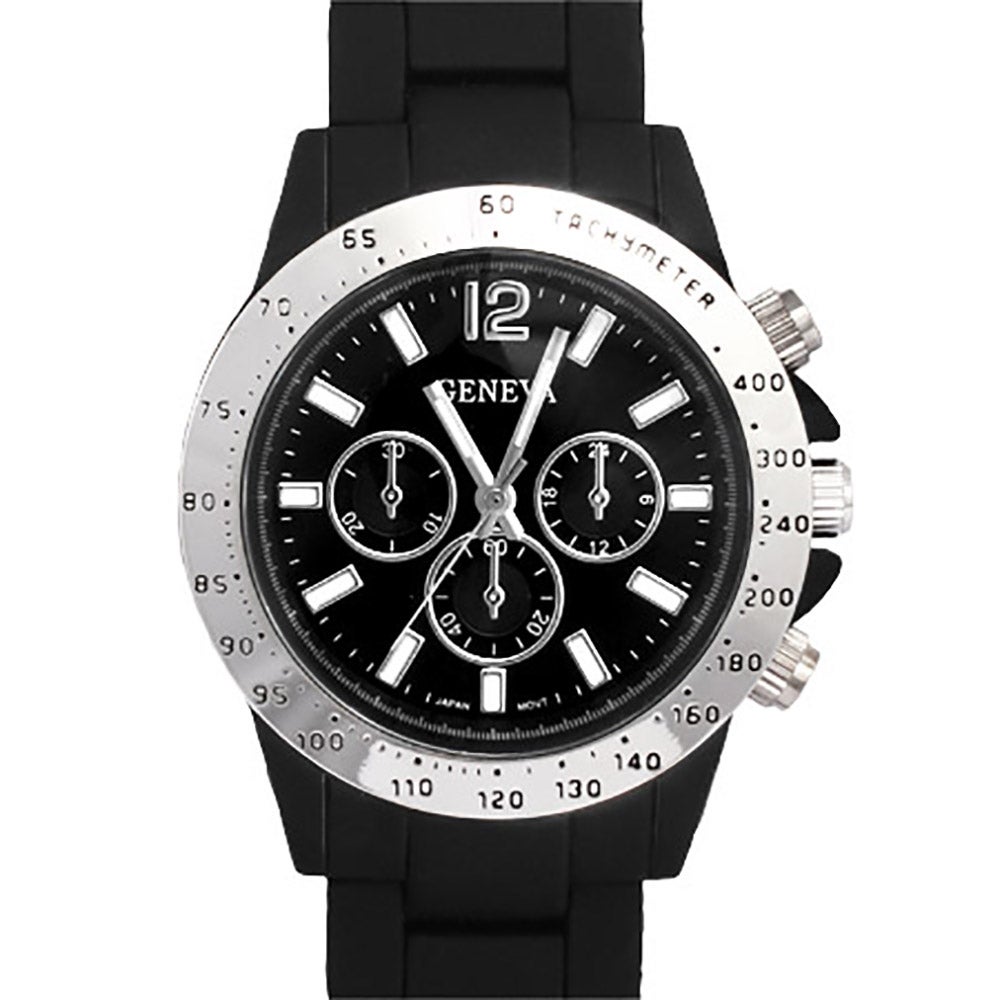 Men's Watch with Black Band | Eve's Addiction®