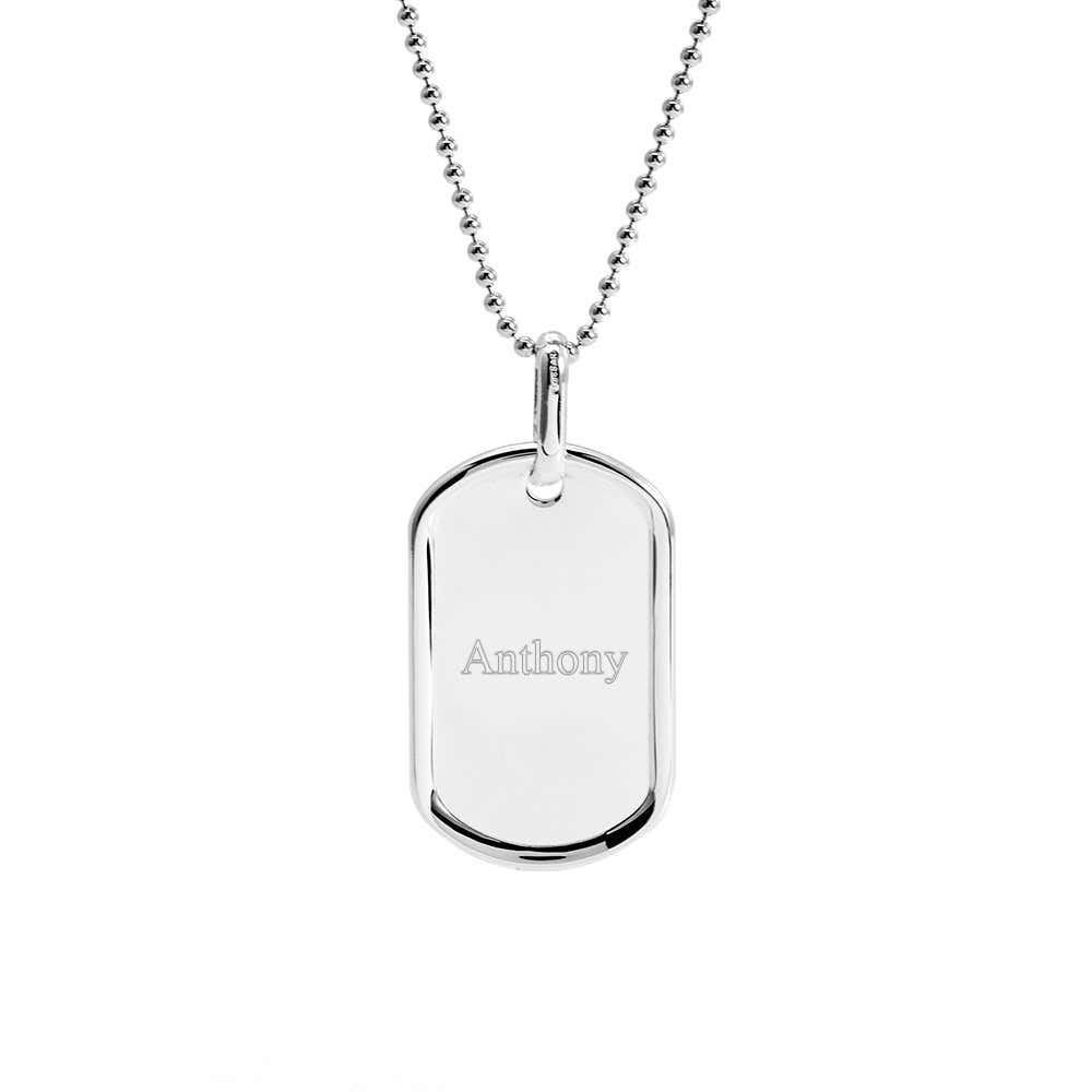 Sterling Silver Ten Victorian Luggage Tag Charm Necklace 