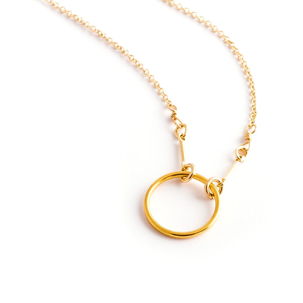 Dogeared Karma Gold Dipped Necklace | Eve's Addiction