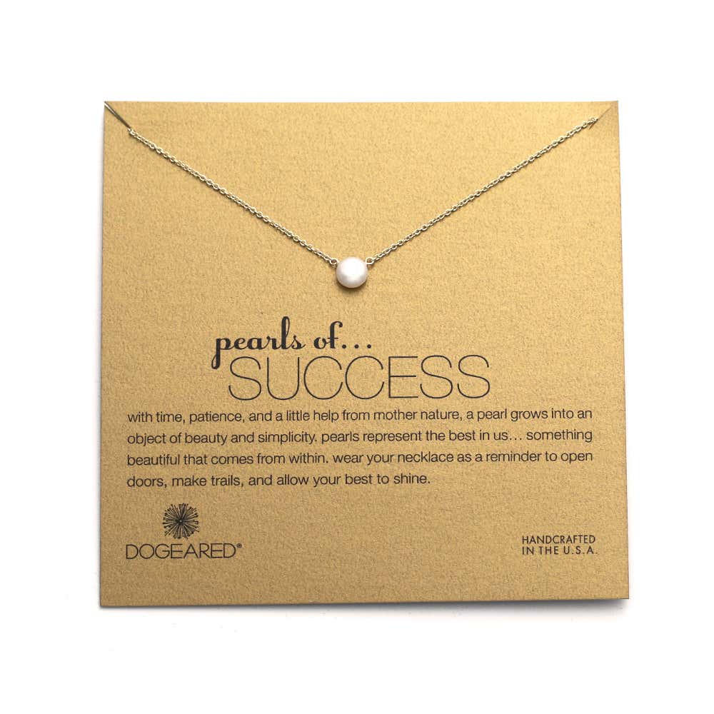 Dogeared Pearls of Success Gold Dipped Necklace | Eve's Addiction