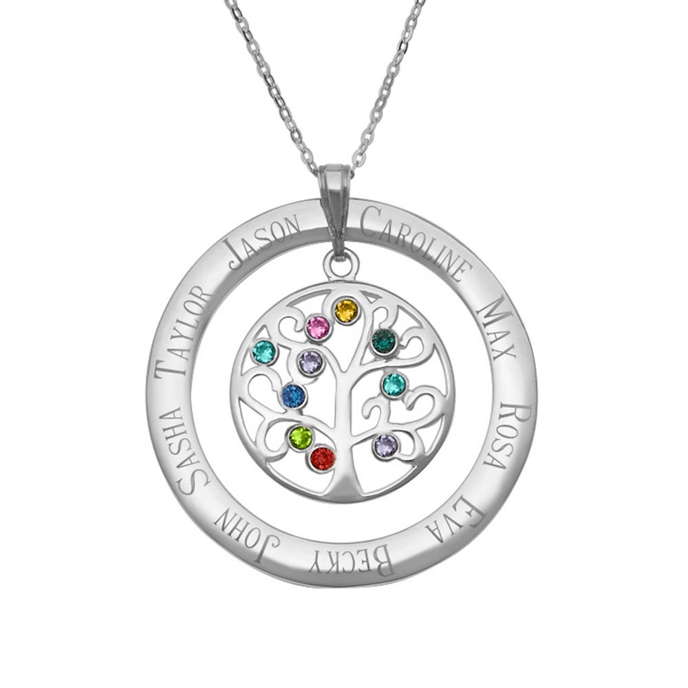 Sterling Silver Heart November Birthstone Class of 2016 Graduation Pendant Necklace