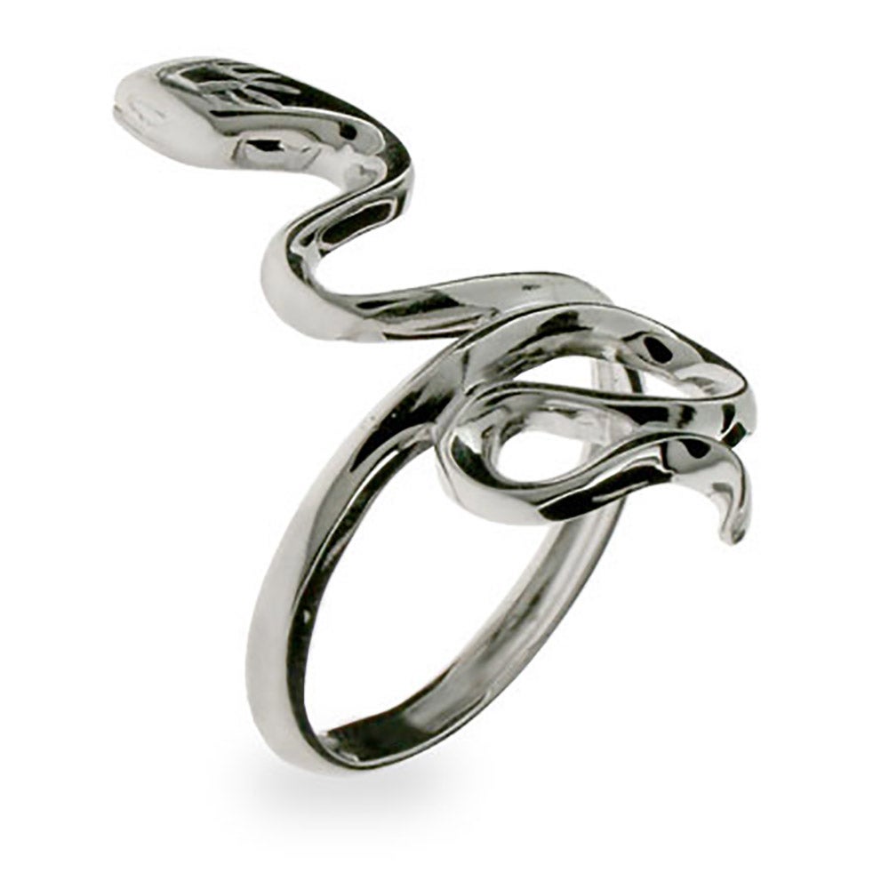 Sterling Silver Snake Ring | Eve's Addiction®