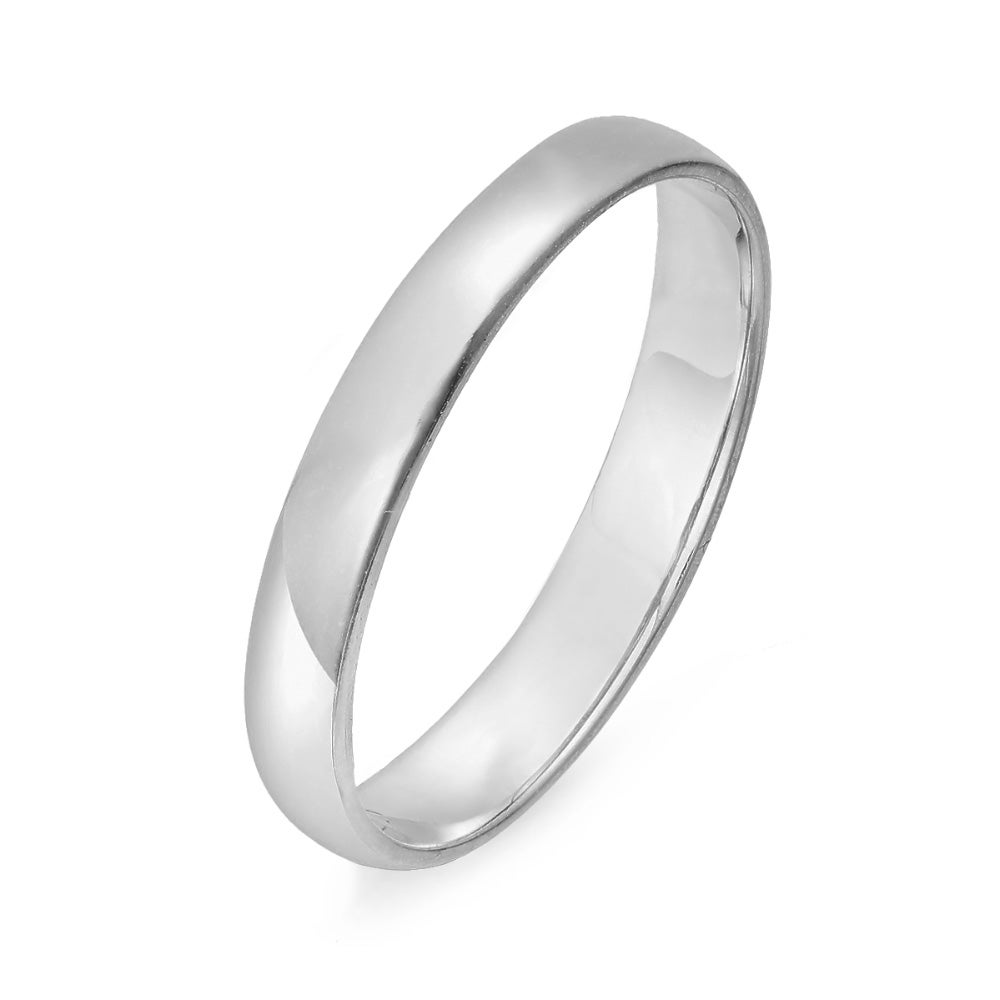 Plain White Gold Wedding Ring MD09355 – MyDiamond.PH