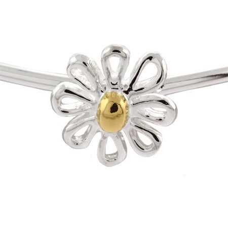 Daisy Bangle in Sterling Silver | Eve's Addiction®