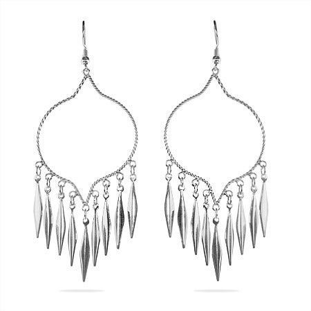 Western Style Sterling Silver Chandelier Earrings | Eve's Addiction®