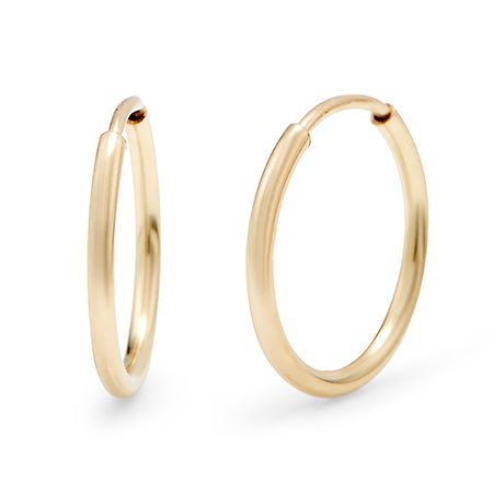 14k Gold Filled 5 Inch Hoop Earrings Eve S Addiction