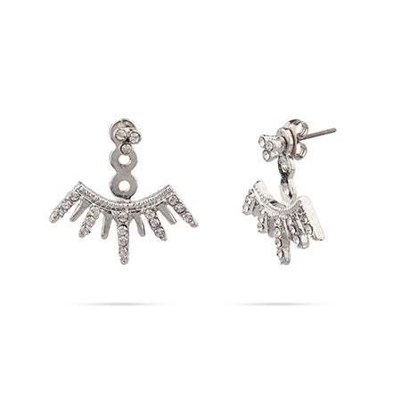 Shashi Arushi Earring Jackets In Sterling Silver Eve S Addiction