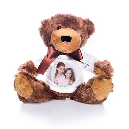 Teddy Bear with Custom Photo T-Shirt
