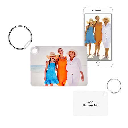 Custom photo keychain for grandmas for Eve's Addictions' personalized grandmother gifts
