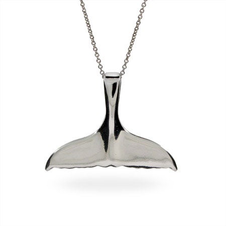 Whale Tail Charm Necklace