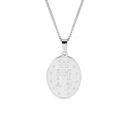 Stainless Steel Miraculous Medal | Eve's Addiction