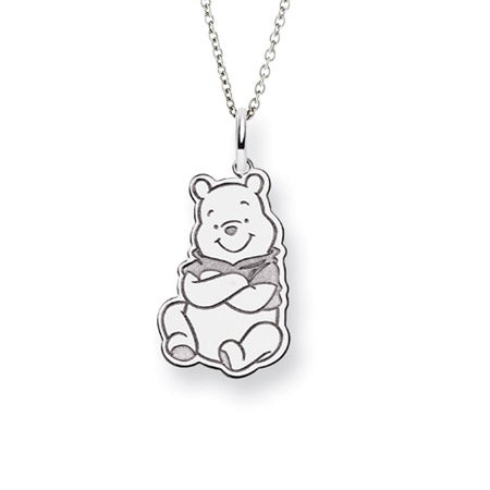 Sterling Silver Winnie the Pooh Pendant