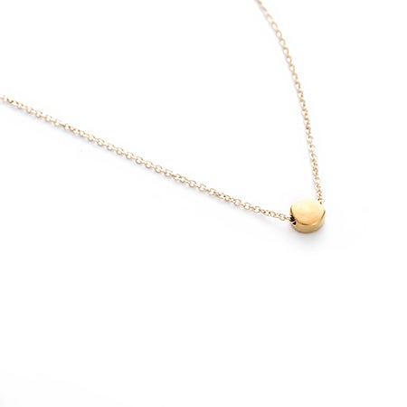 Dogeared Circle Gold Dipped Necklace