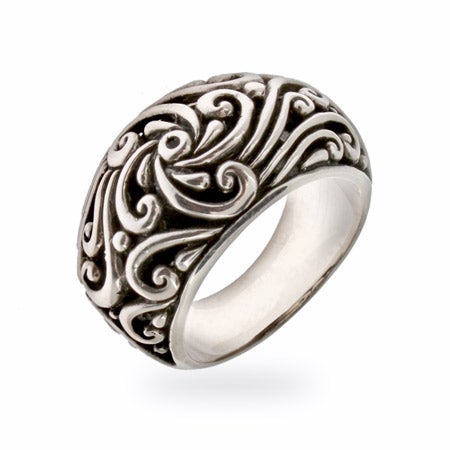 Bali Style Fleur de Lis Ring | Eve's Addiction