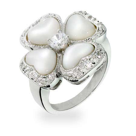 flower pearl cocktail ring at eves addiction and how to wear a cocktail ring