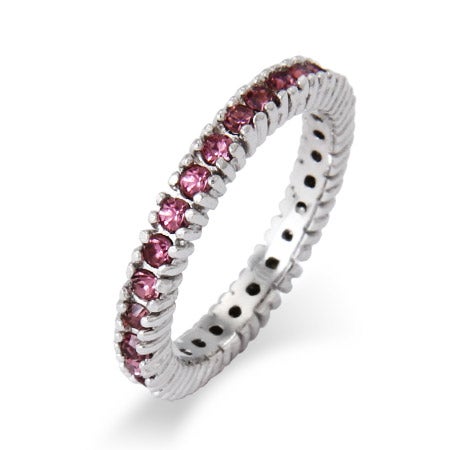 Sparkling June Birthstone Stackable Ring | Eve's Addiction®