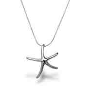 Tiffany Inspired Sterling Silver Starfish Necklace