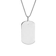 gold dog tag necklace mens