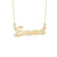 GOLD name necklace