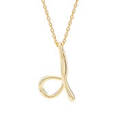 Initial Necklace | Single Initial Necklace | Eve's Addiction