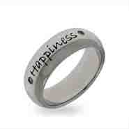Stainless Steel Happiness Friendship Ring